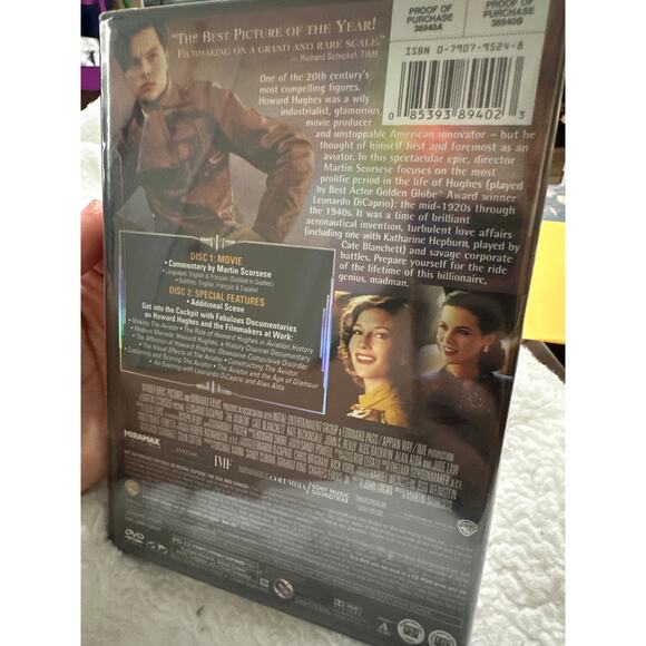 DVD the AVIATOR 2 Disc full screen Edition with 
Leonardo Dicaprio NWT sealed. - Picture 2 of 3